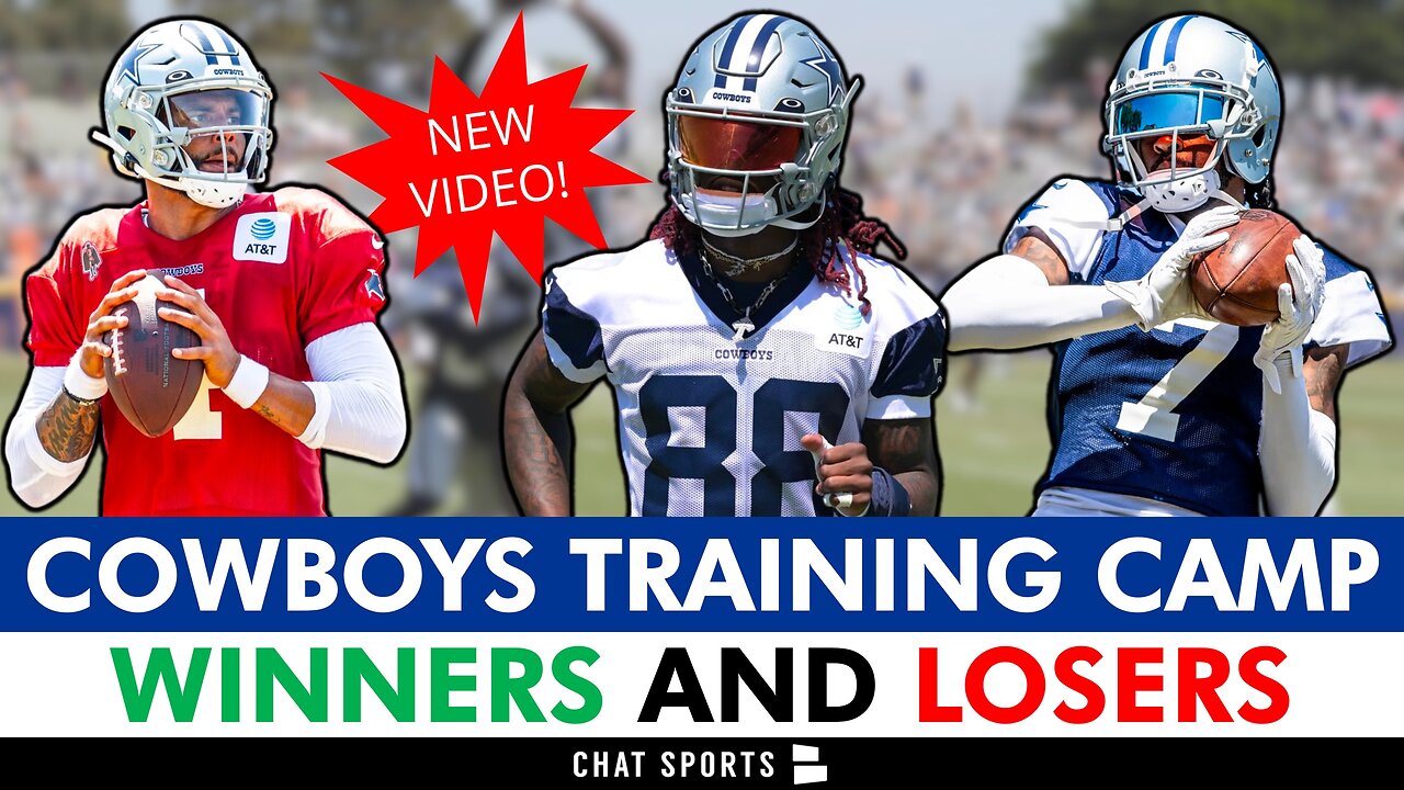 UPDATED Dallas Cowboys Training Camp Winners & Losers