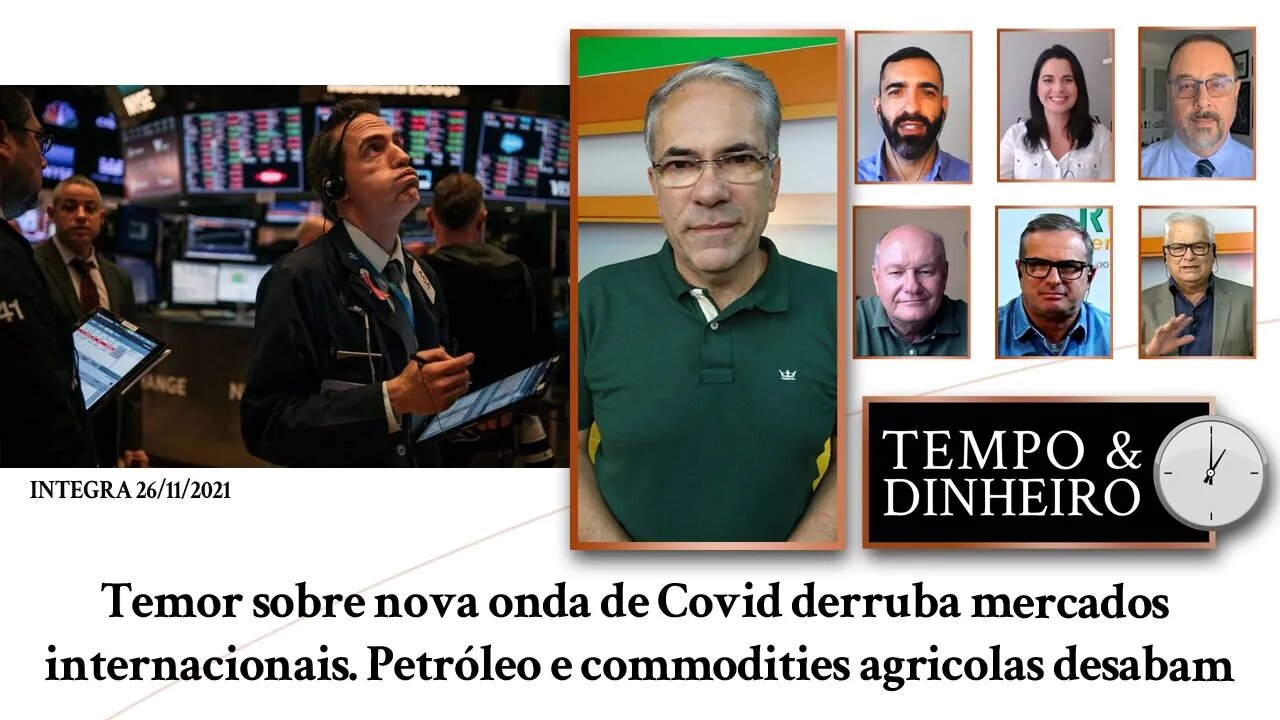 Temor da nova onda de Covid derruba mercados internacionais.Petróleo e commodities agricolas desabam