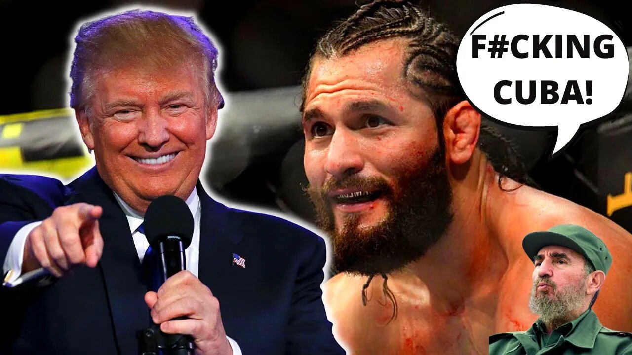 UFC Fighter Jorge Masvidal SLAMS FBI Raid on Donald Trump! This is CUBA!