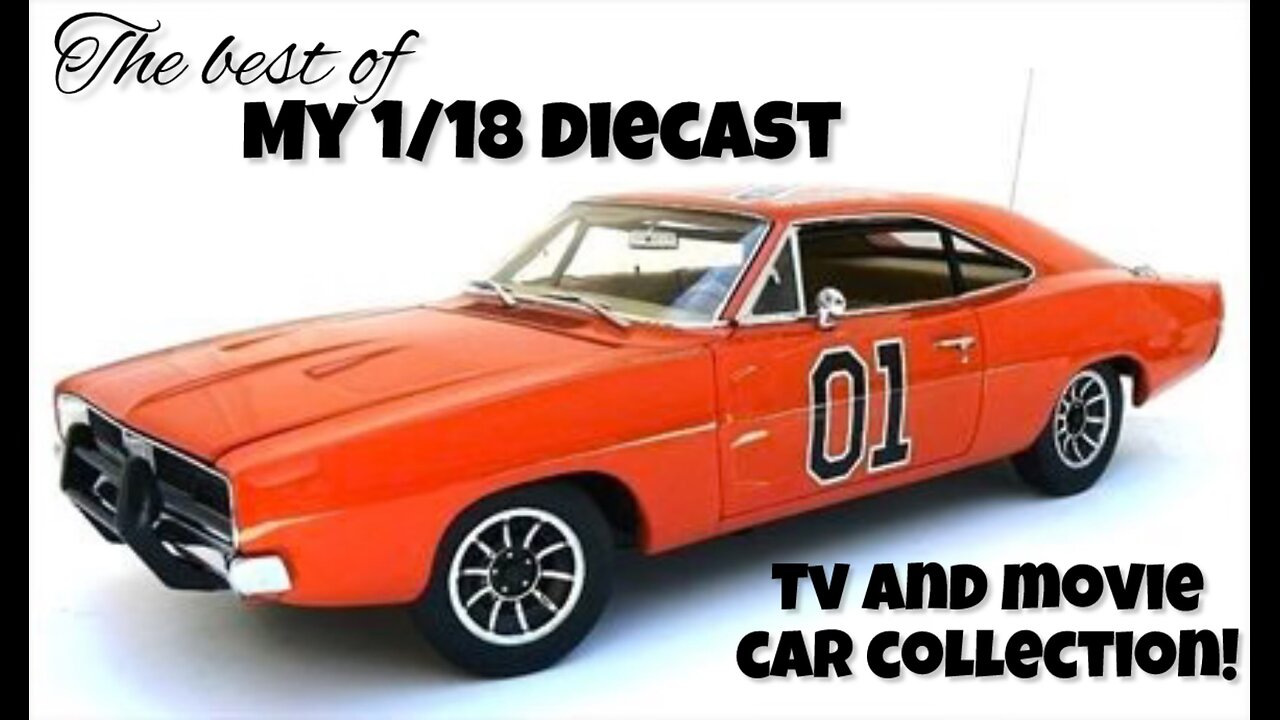 Amazing Diecast Movie/Tv Car Display!