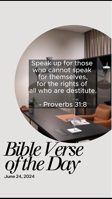 Bible Verse of the Day: June 24, 2024