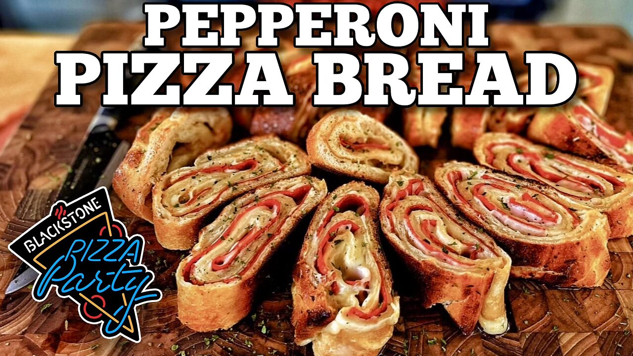 Pepperoni Pizza Bread | Blackstone Pizza Oven