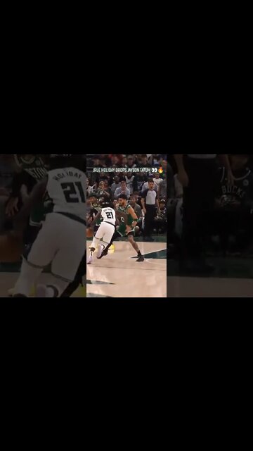 Jrue Holiday drops Jayson Tatum