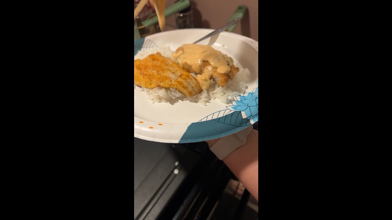 Sherry cream crab 🦀 sauce with pan seared cat fish