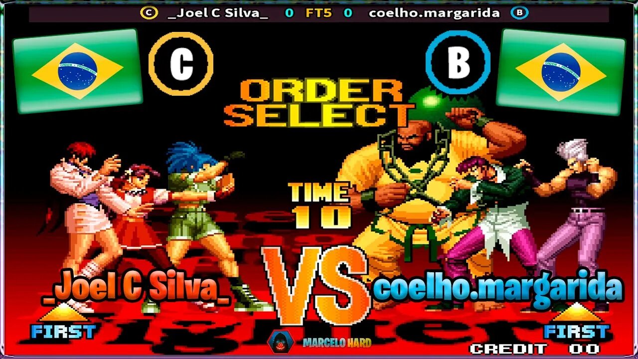 The King of Fighters '97 (_Joel C Silva_ Vs. coelho.margarida) [Brazil Vs. Brazil]