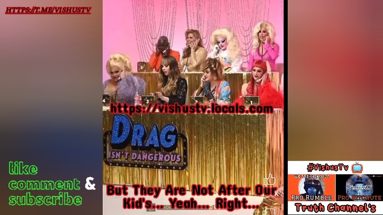 Drag Isn't Dangerous: But They Are Not After Our Kid's.. Yeah.. Right.. #VishusTv 📺