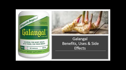 Galangal - Herbal Medicine - Benefits, Uses & Side Effects