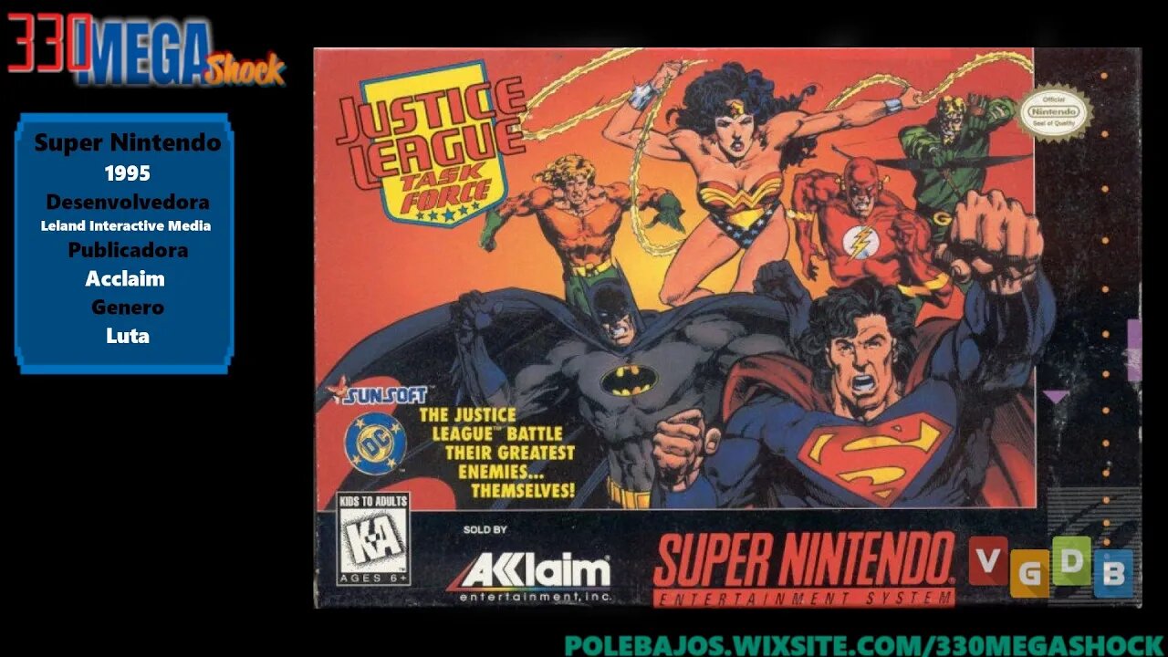 Jogo Completo 30: Justice League Task Forces (Super Nintendo)