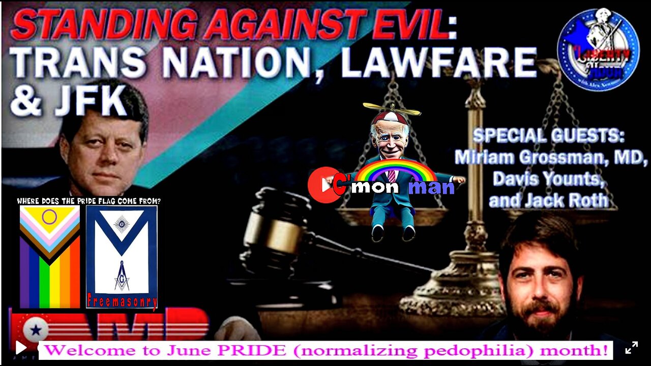 Standing Against Evil: Trans Nation, Lawfare & JFK | Liberty Hour (Related Links in Description)