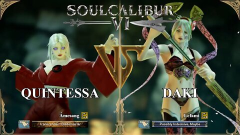 Quintessa (Âmesang) VS Daki (Lefami) (SoulCalibur™ VI: Online)