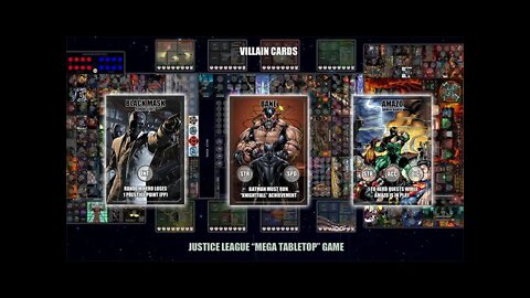 Justice League Game (Villain Cards)