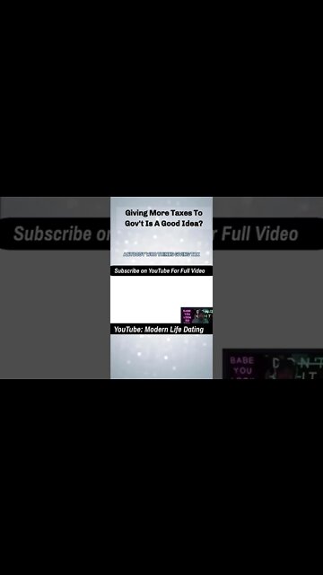 More Government = Less FREEDOM