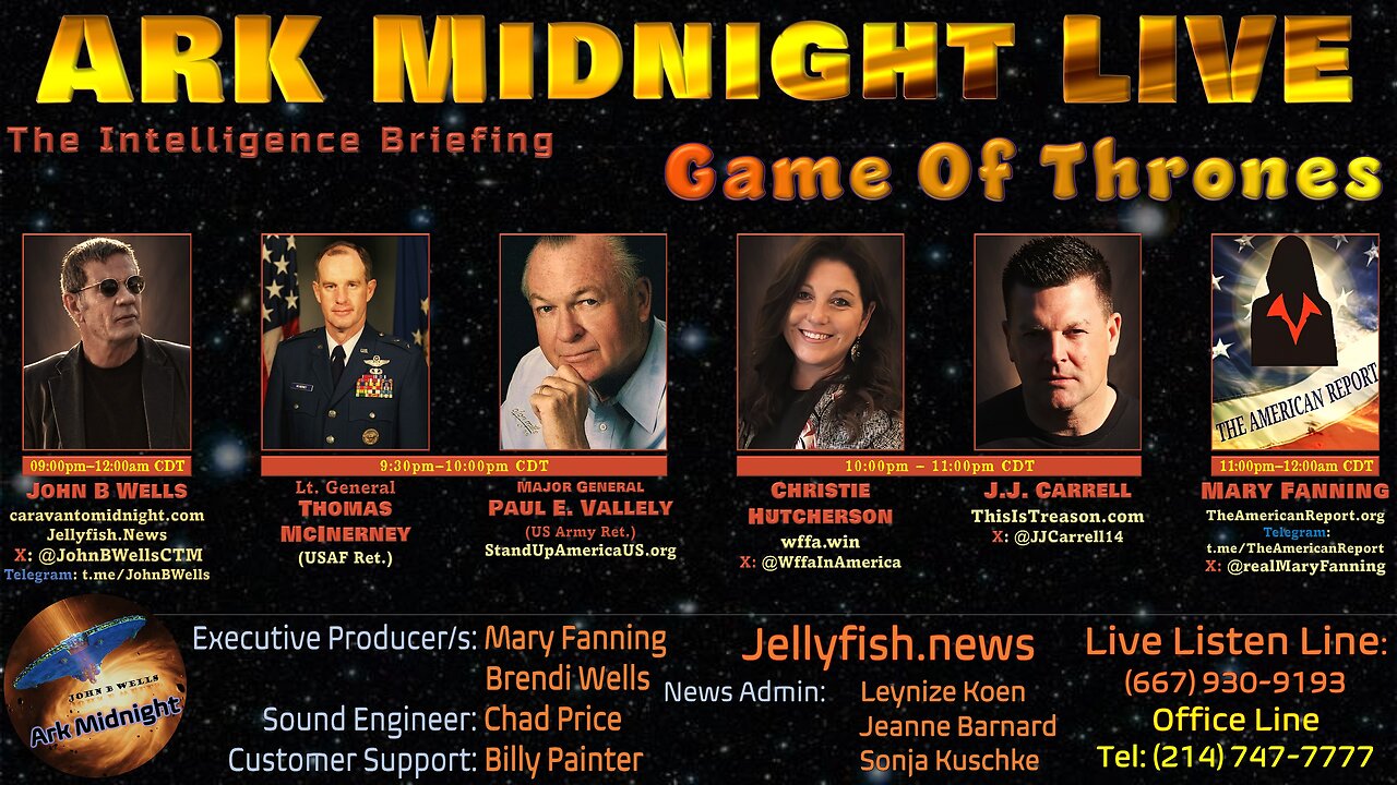 The Intelligence Briefing / Game Of Thrones - John B Wells LIVE