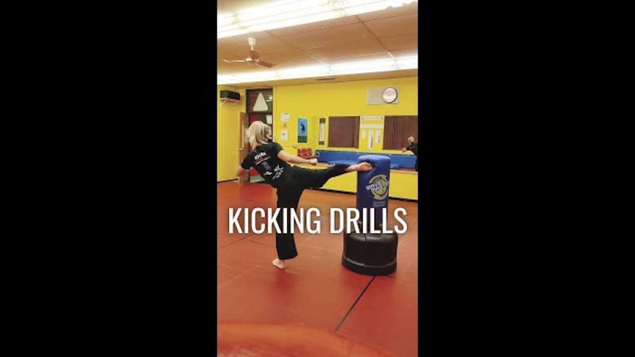 Kicking Combo Drills __ Martial Arts Training __ #shorts