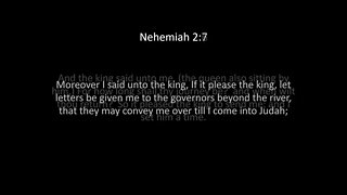 Nehemiah Chapter 2