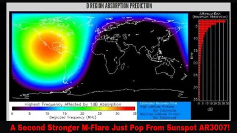 A Second M 2.6 Flare Pops Off AR3007 Earthbound!