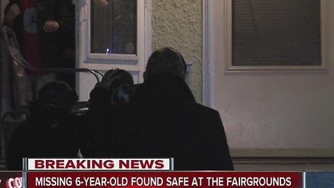 Missing 6-year-old found safe at State Fairgrounds