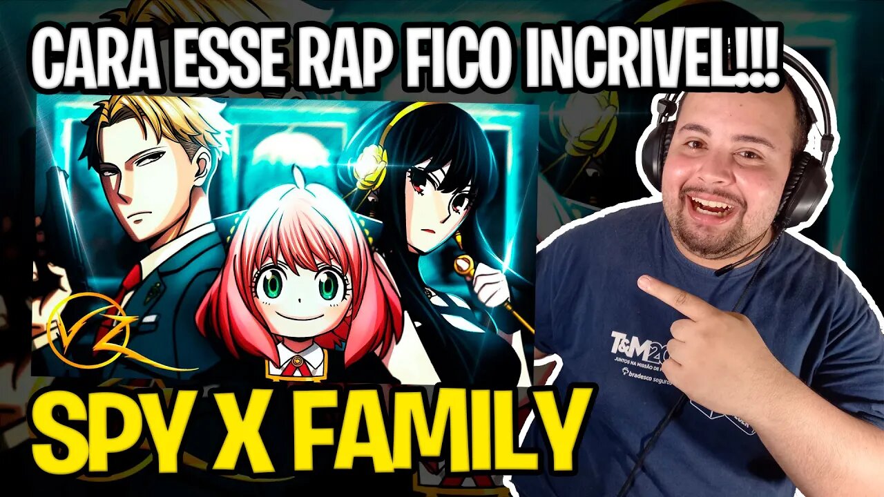 REACT OPERAÇÃO STRIX | SPY X FAMILY | Vz Raps feat.@Giu Matsu