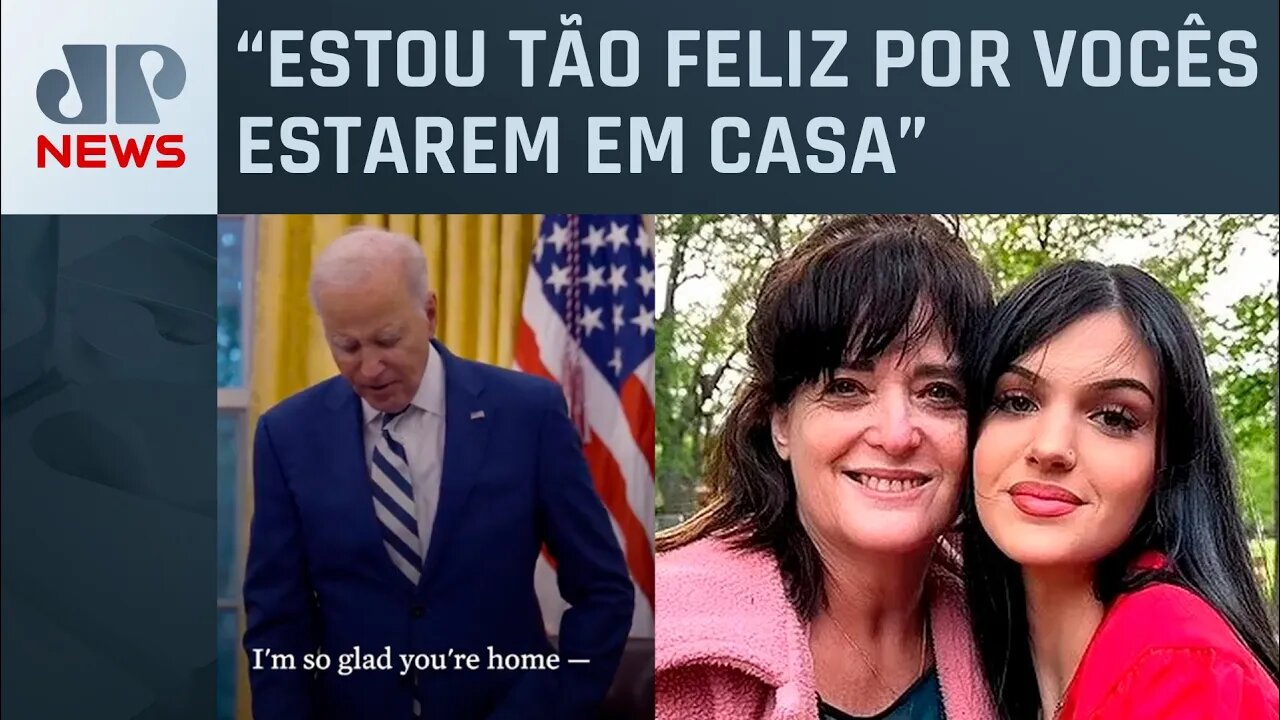 Joe Biden publica conversa pelo telefone com reféns libertadas pelo Hamas