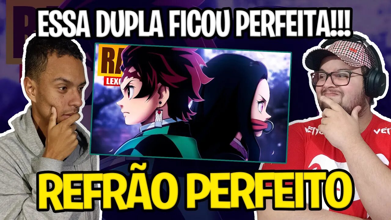 REACT ♪ Tanjiro e Nezuko 🌊🔥 (Demon Slayer) | EU VOU TE SALVAR | LexClash e @LYLO