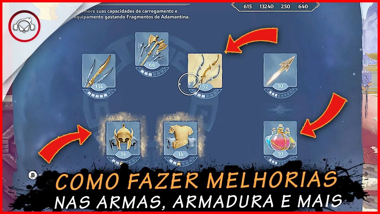 Immortals Fenyx Rising Como fazer melhorias nas armas, armaduras e muito mais | Super Dica