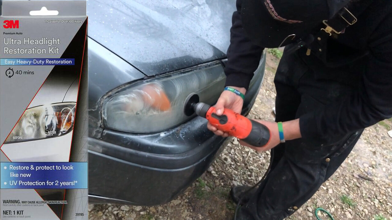 3M Ultra Headlight Restoration Kit In Action