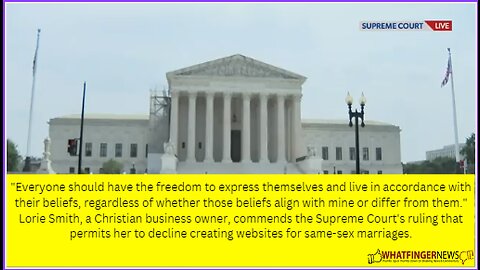 Everyone should have the freedom to express themselves and live in accordance with their beliefs