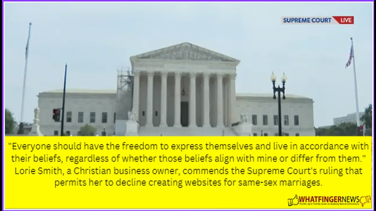 Everyone should have the freedom to express themselves and live in accordance with their beliefs