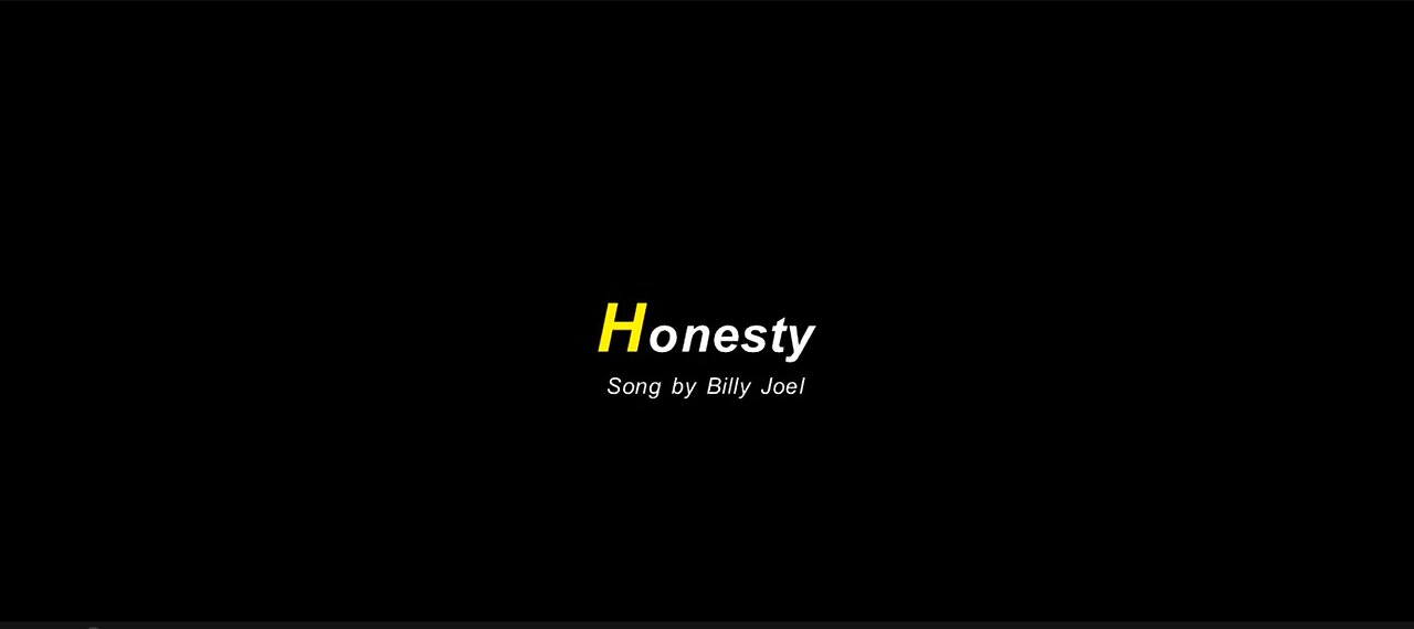 Honesty Song by Billy Joel