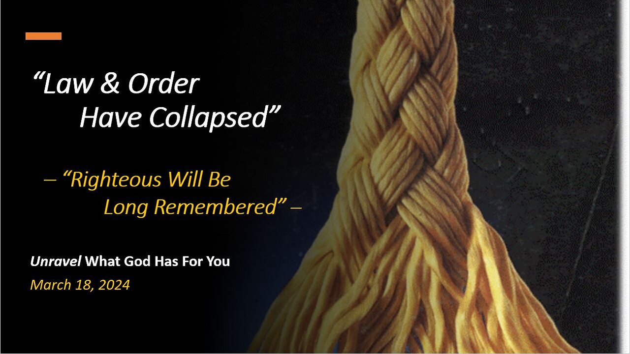 Law and Order Have Collapsed (Mar 18, 2024)