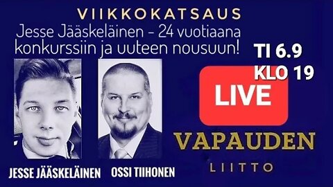 Jesse Jääskeläinen - 24 vuotiaana konkurssiin ja uuteen nousuun!