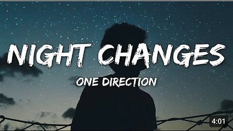 One Direction - Night Changes (Lyrics)