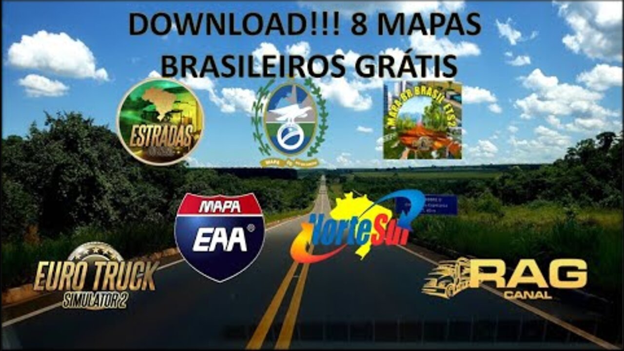 100% Mods Free: 8 Mapas Brasileiros Grátis