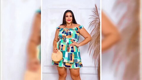 ✔️ PLUS SIZE VESTIDO SOFIA MODA FEMININA