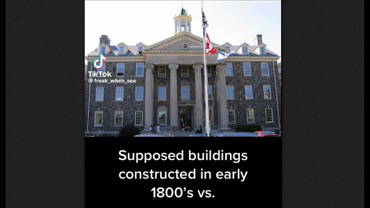 Supposed Buildings Constructed in the Early 1800s vs Reality