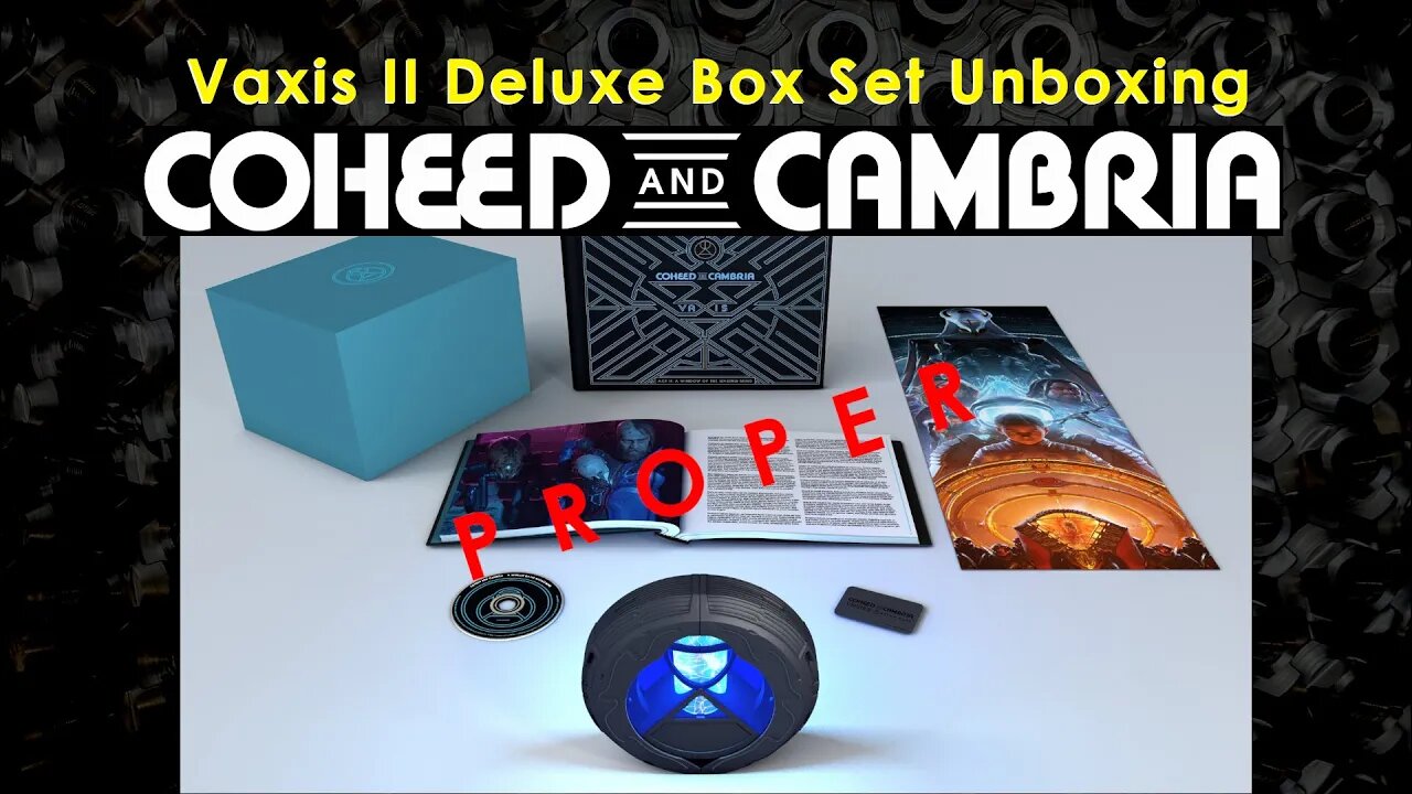 Vaxis II Delux Box Set Unboxing and Review #coheedandcambria