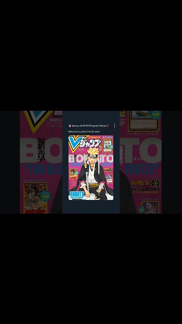 Aperçu de BORUTO après l'ellipse‼️