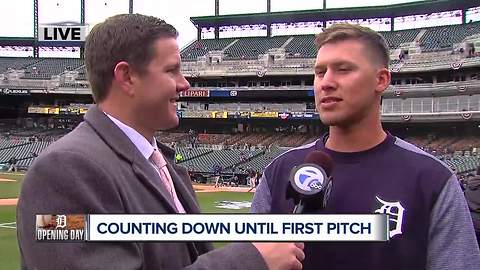 Tigers OF Jacoby Jones speaks ahead of Opening Day