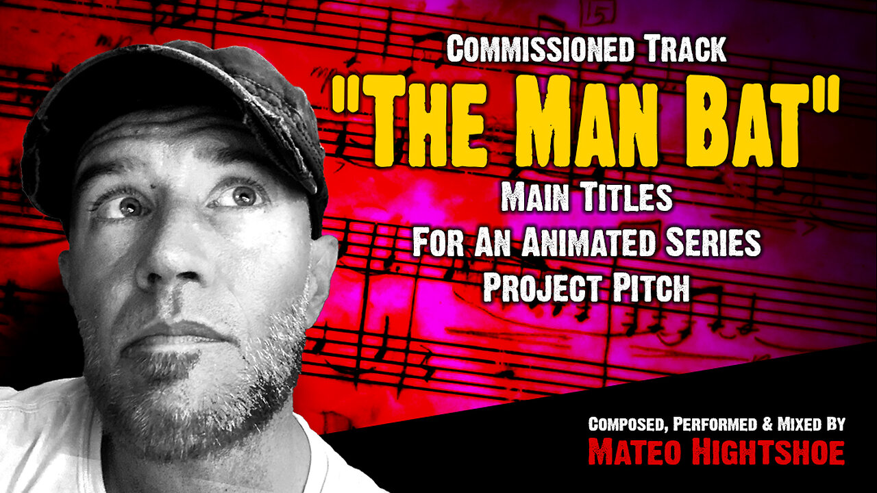 "The Man Bat" Animation Intro (Project Pitch) || Track Preview + Synced-To-Picture