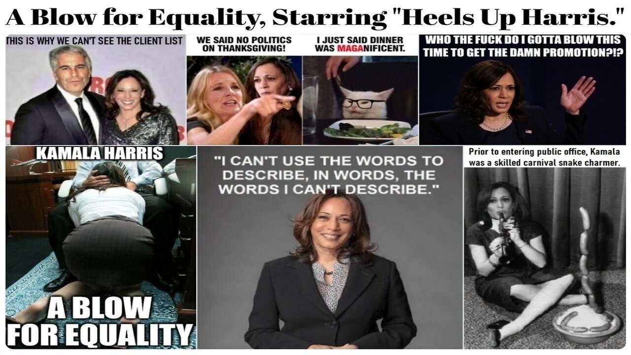 A Blow For Equality Starring Heels Up Harris