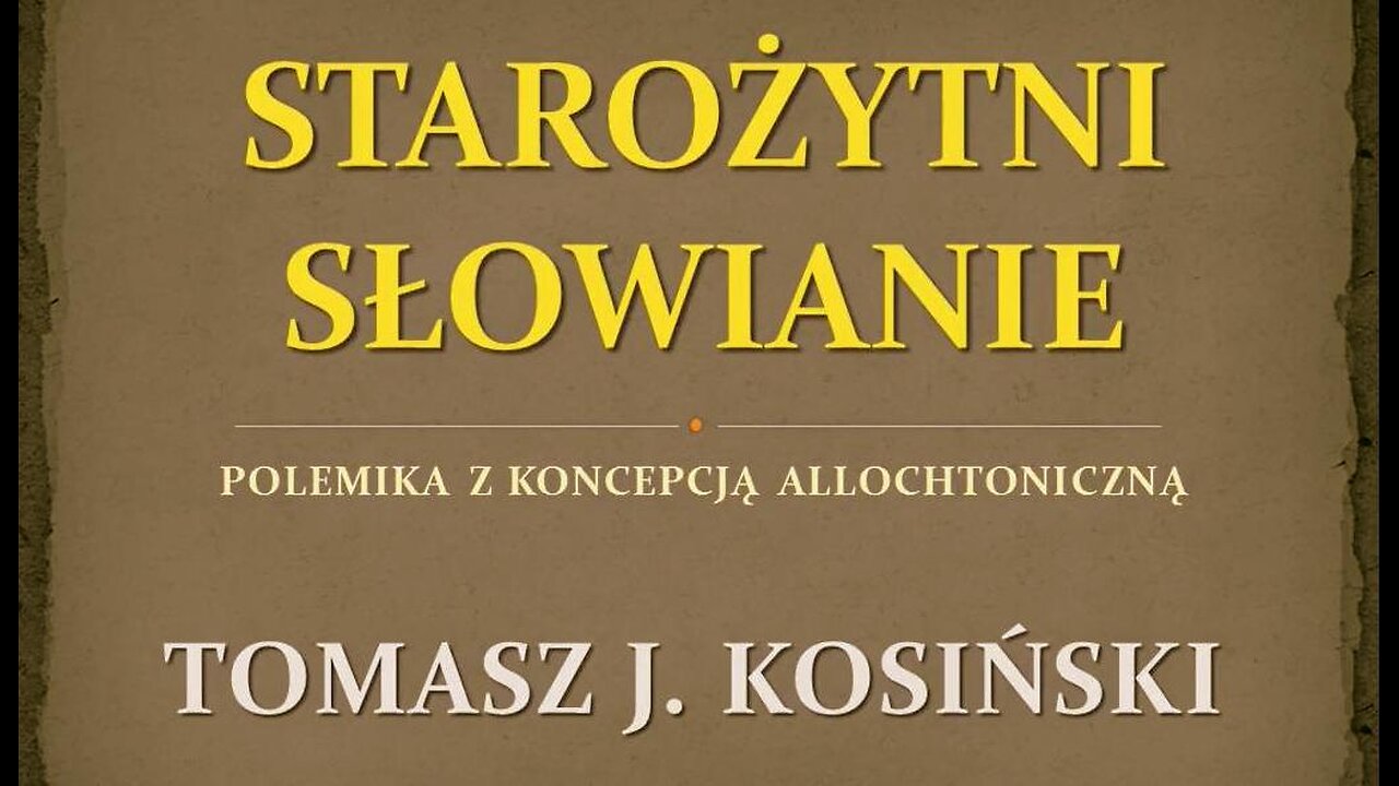 Słowianie na ziemiach Polski - prelekcja Tomasza J. Kosińskiego w Warszawie 2023