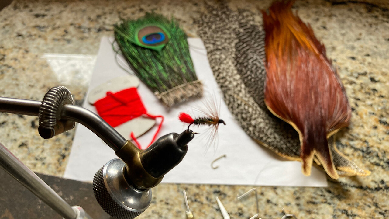 Fly Tying Class Lesson #6 Brown Hackle Peacock