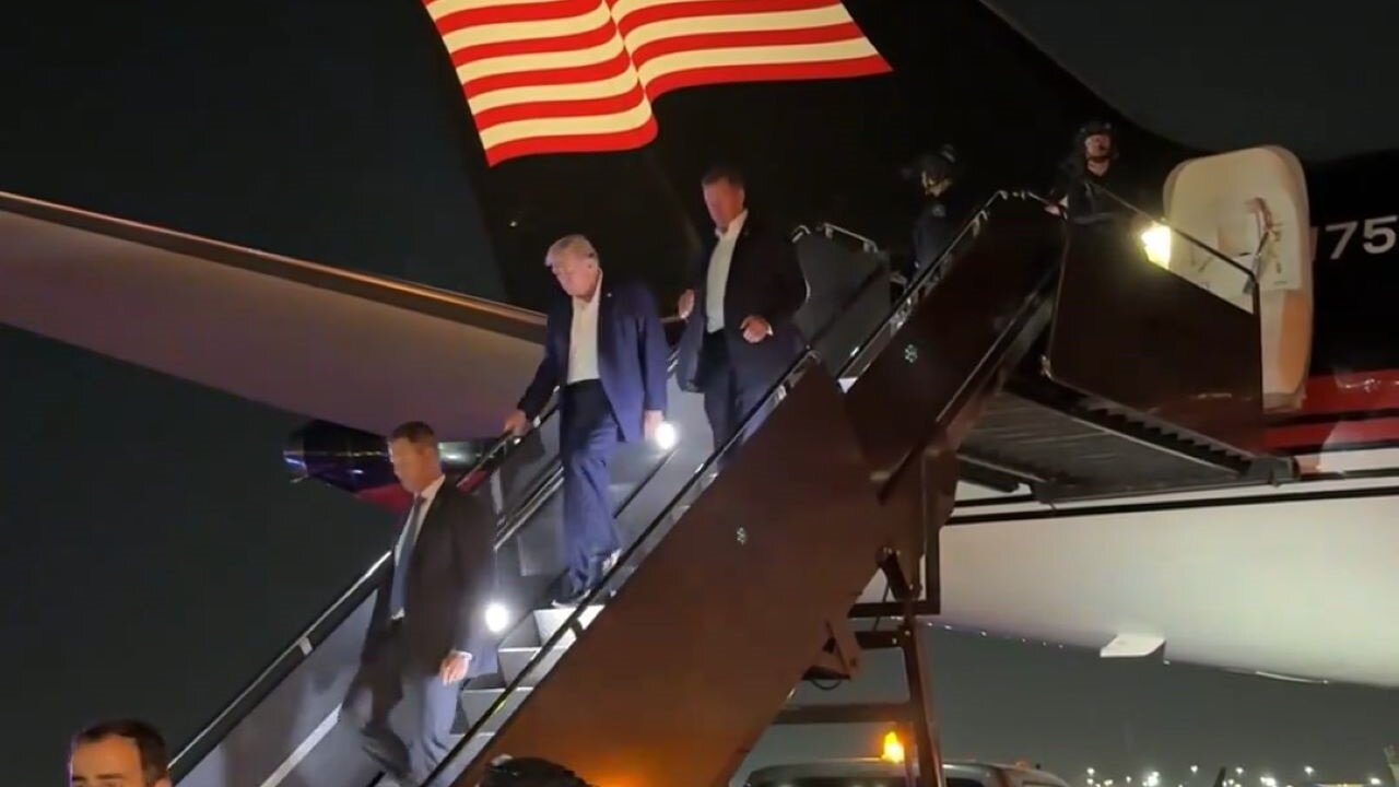 Trump Lands In New Jersey After Surviving An Assassination Attempt At His Pennsylvania Rally