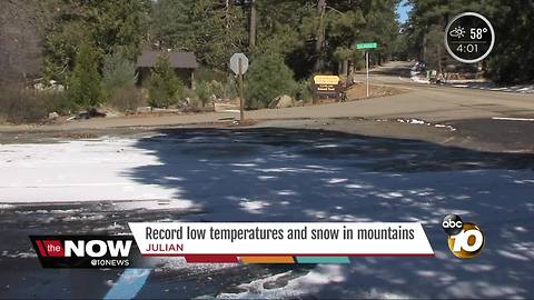 Cold comes to Lagunas