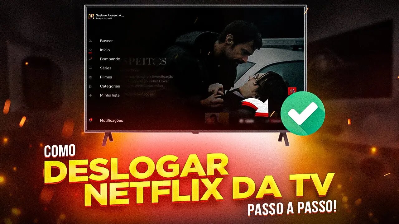 Como SAIR DA NETFLIX na SMART TV (FÁCIL E RÁPIDO)