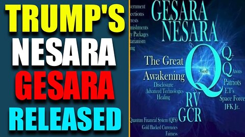 EPIC NEWS UPDATE TODAY: TRUMP'S EXCELLENT TATIC TO IMPOSE NESARA/GESARA REVEALED