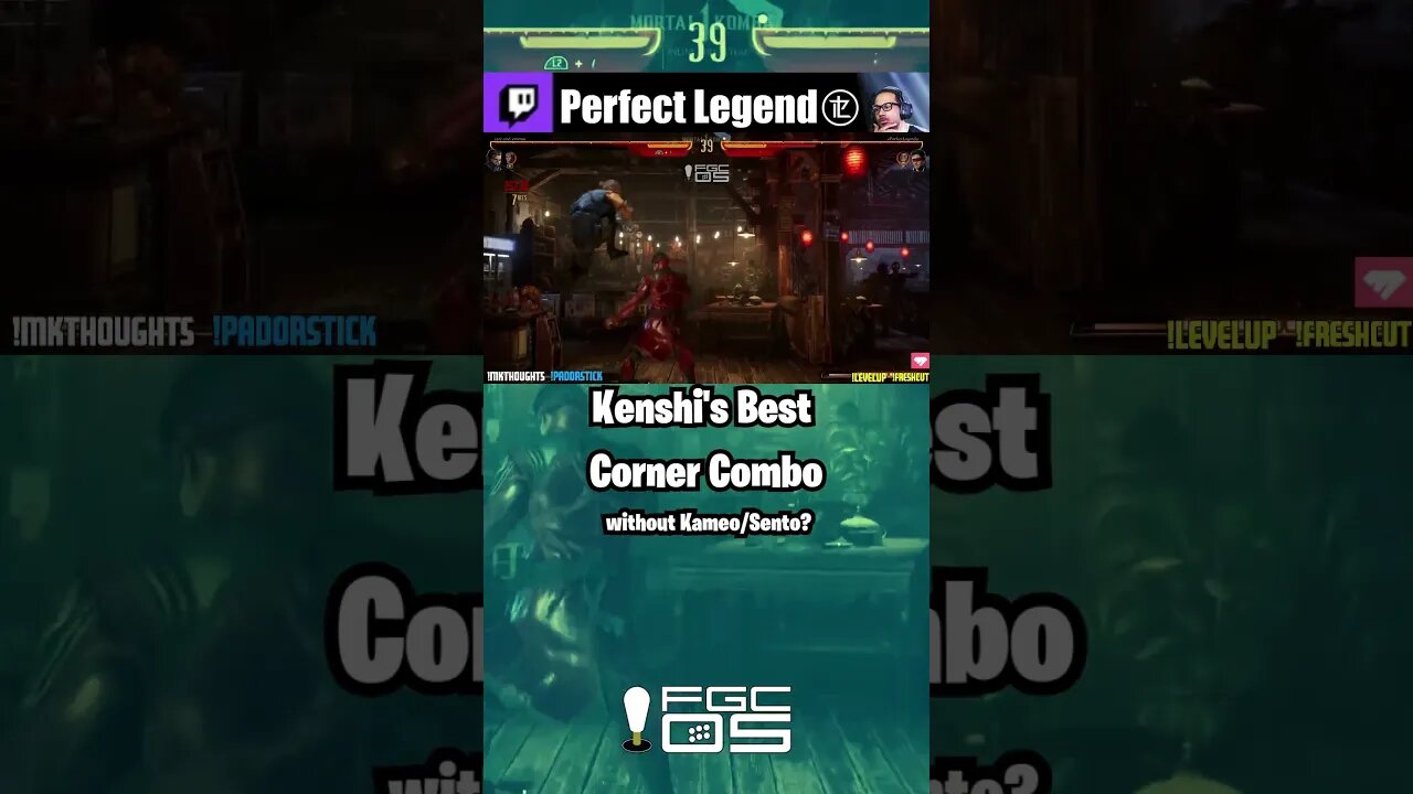 Kenshi's Best Corner Combo? (without kameo/sento)