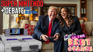 Presidential Debate 2024 + SNES Games | ULTRA BEST AT GAMES (Edited Replay)