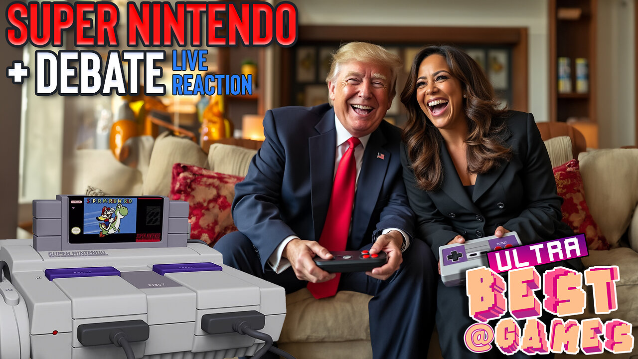 Presidential Debate 2024 + SNES Games | ULTRA BEST AT GAMES (Edited Replay)