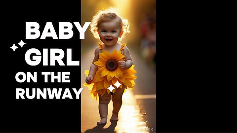 Baby Girl on the Runway of Paris Fashion Week
